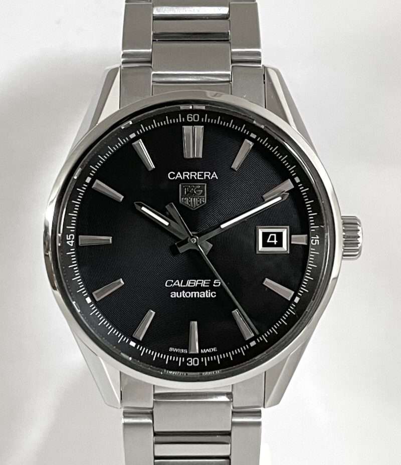 TAG Heuer Carrera Calibre 5 Automatik 39mm WAR211A.BA0782 - Full Set aus 06/2018