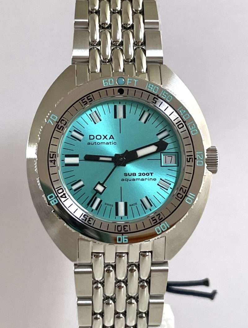 Doxa Sub 200T AQUAMARINE Sunray Dial 804.10.241S.10