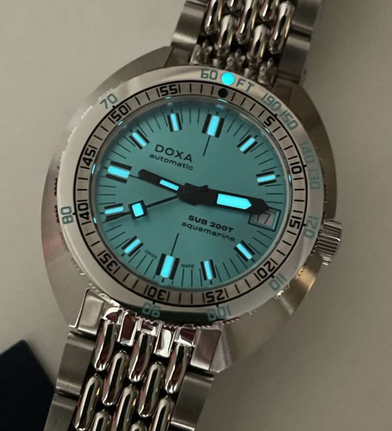 Doxa Sub 200T AQUAMARINE Sunray Dial 804.10.241S.10 – Bild 6