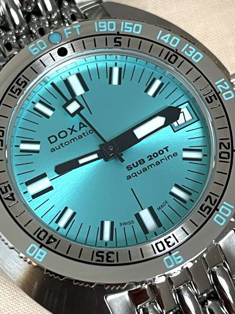 Doxa Sub 200T AQUAMARINE Sunray Dial 804.10.241S.10 – Bild 5