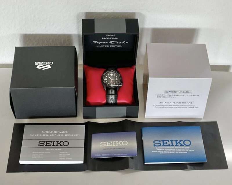 Seiko 5 Sports Honda Super Cub Limited Edition 5.000St. SRPJ75K1 – Bild 13