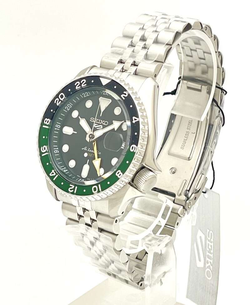 Seiko 5 Sports GMT SSK035K1 Green Dial - NEU - Full Set – Bild 4