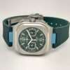 Bell & Ross BR 05 Chrono Green Steel BR05C-GN-ST/SRB - NEU/verklebt - Full Set – Bild 3