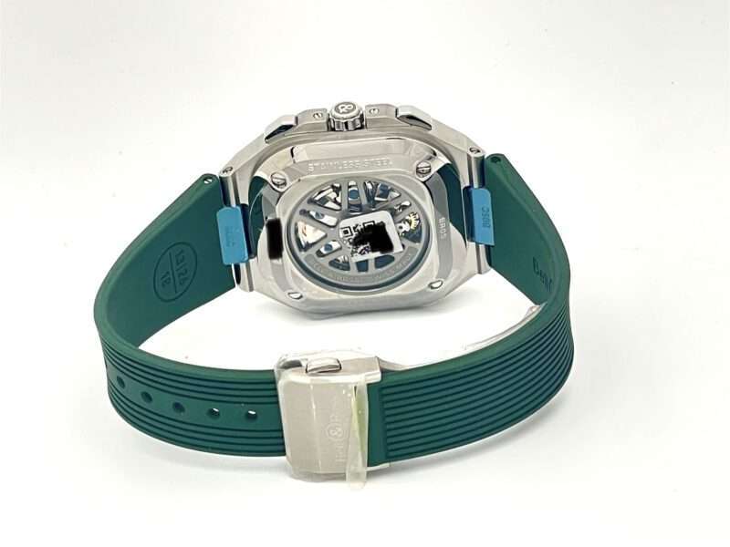 Bell & Ross BR 05 Chrono Green Steel BR05C-GN-ST/SRB - NEU/verklebt - Full Set – Bild 6