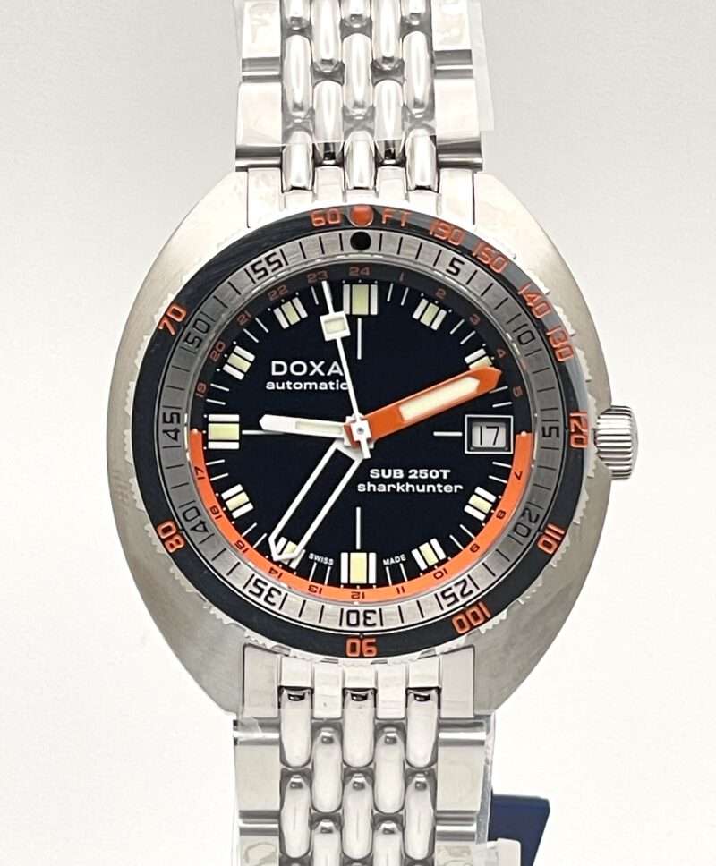 Doxa Sub 250T GMT Sharkhunter 855.10.101.10 - NEU - Full Set