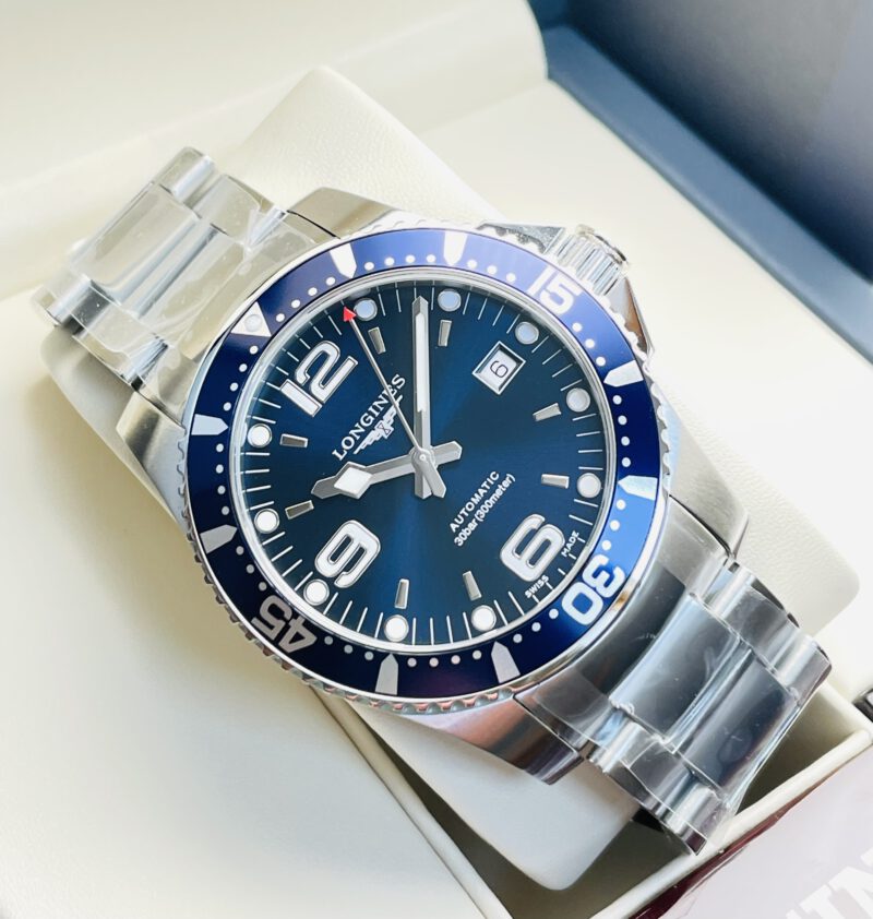Longines HydroConquest Automatic 41mm blau L3.742.4.96.6 - NEU - Full Set – Bild 5