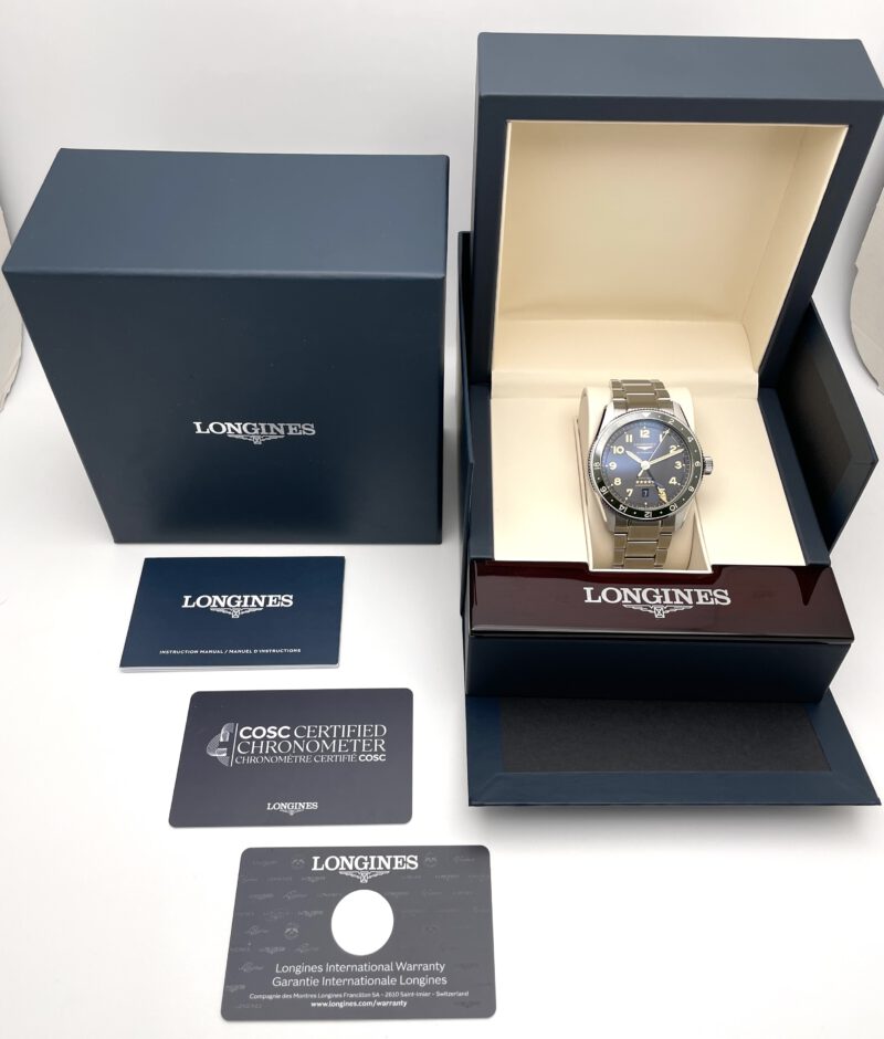 Longines Spirit Zulu Time 42mm L3.812.4.63.6 - NEU - Full Set - sofort verfügbar – Bild 8