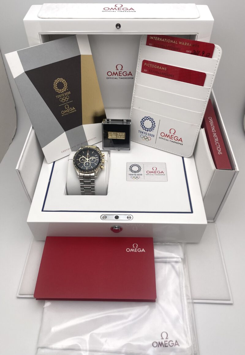 Omega Speedmaster Tokyo 2020 Limited Edition 2020St. - Full Set aus 09/2021 - 522.20.42.30.01.001 – Bild 9