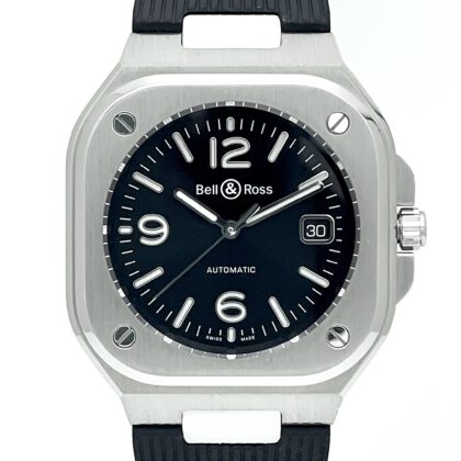 Bell & Ross BR05 BLACK STEEL 40mm BR05A-BL-ST/SRB - Full Set aus 06/2020