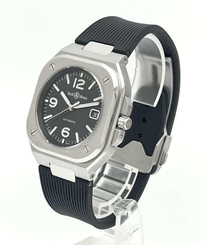 Bell & Ross BR05 BLACK STEEL 40mm BR05A-BL-ST/SRB - Full Set aus 06/2020 – Bild 4