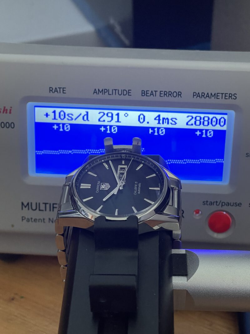 TAG Heuer Carrera Calibre 5 Day-Date WAR201A.BA0723 - Full Set aus 05/2021 – Bild 6