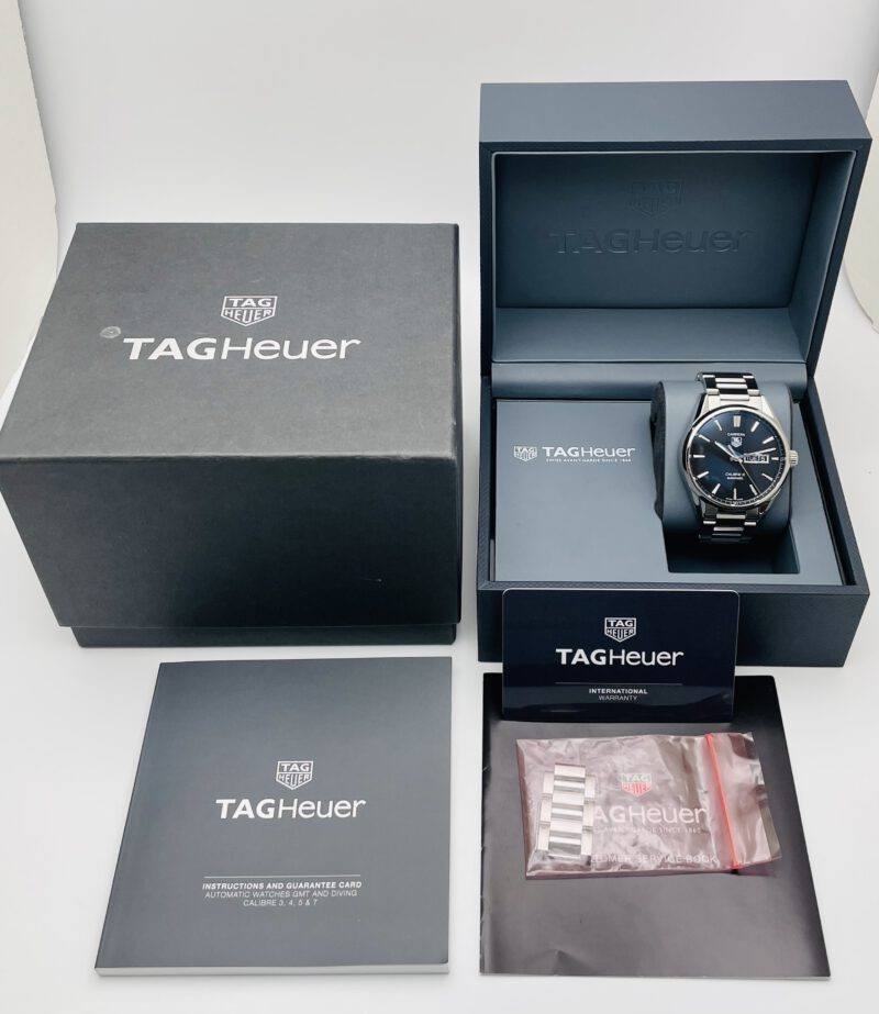 TAG Heuer Carrera Calibre 5 Day-Date WAR201A.BA0723 - Full Set aus 05/2021 – Bild 7