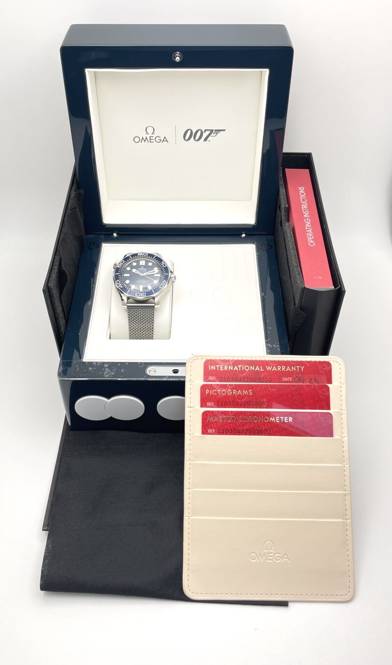 Omega Seamaster Diver 300M James Bond 007 60th Anniversary - Full Set aus 04/2024 – Bild 11