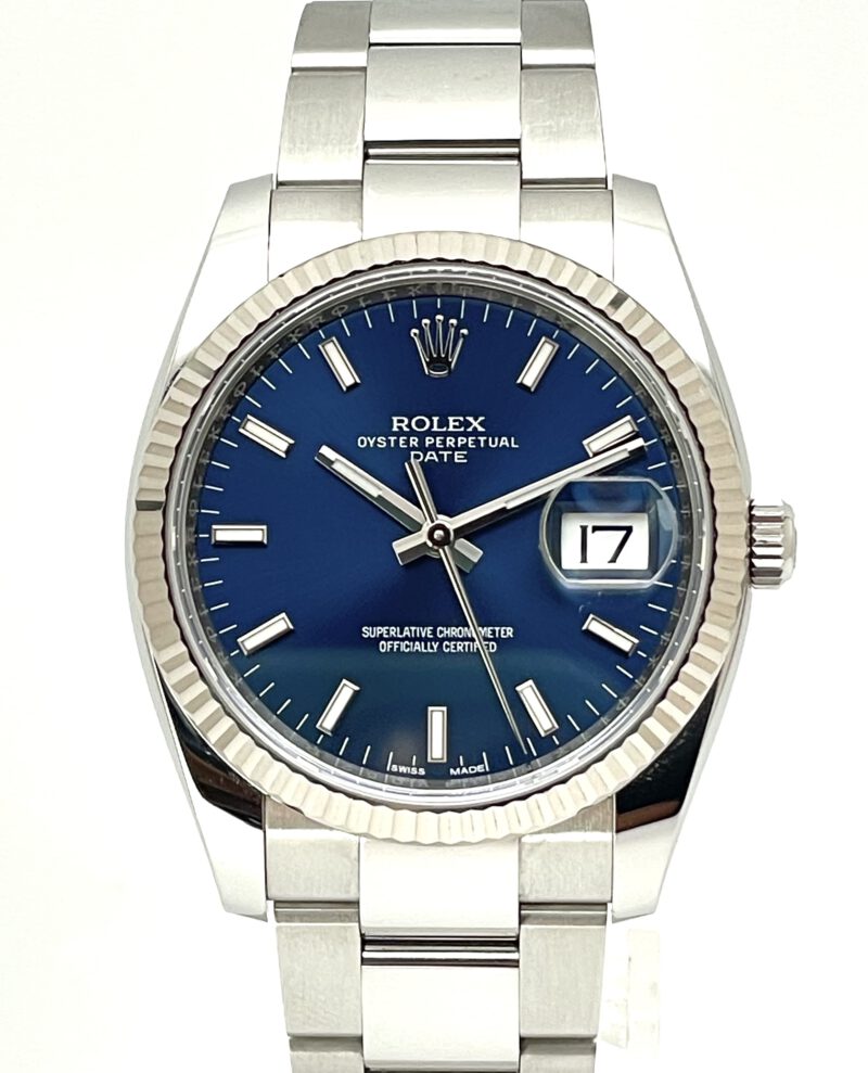 Rolex Oyster Perpetual Date 115234 - LC100 - Full Set aus 07/2019 - Kopie Erstkaufrg.