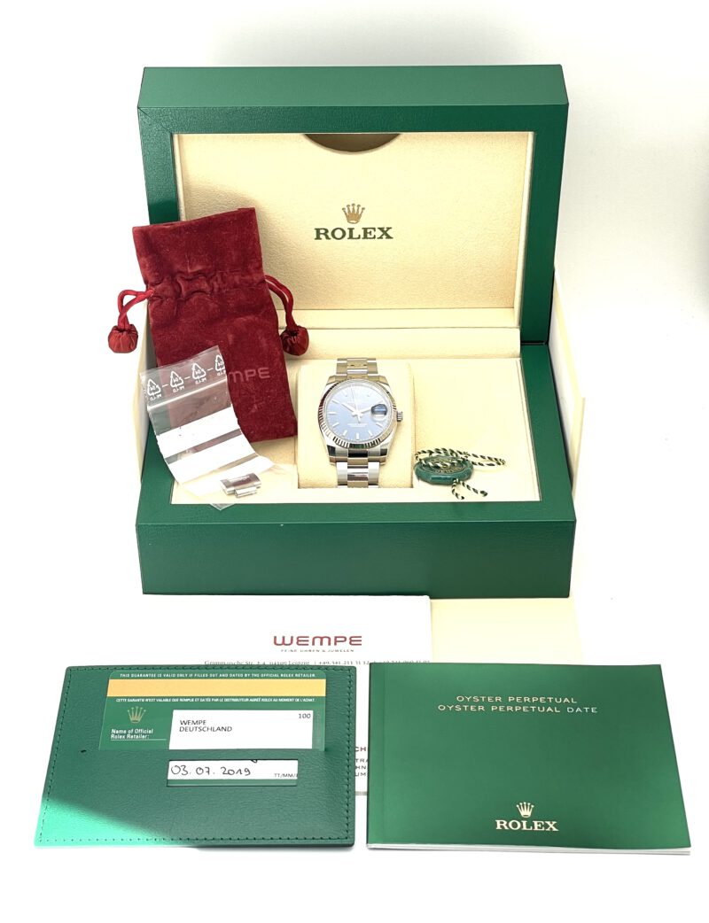 Rolex Oyster Perpetual Date 115234 - LC100 - Full Set aus 07/2019 - Kopie Erstkaufrg. – Bild 8