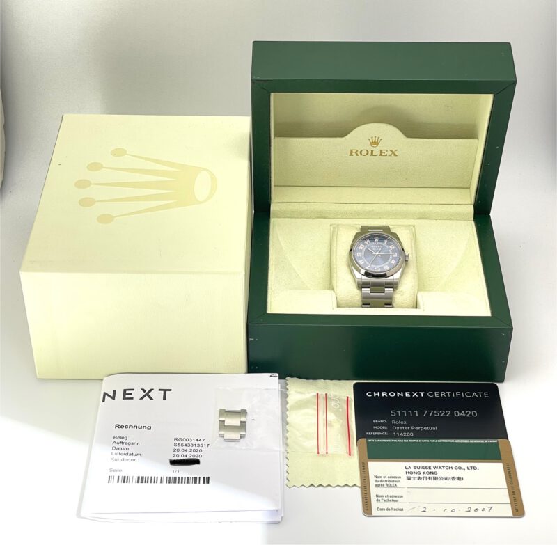 Rolex Air King 114200 - Box u. Papiere aus 10/2007 - LC888 – Bild 8