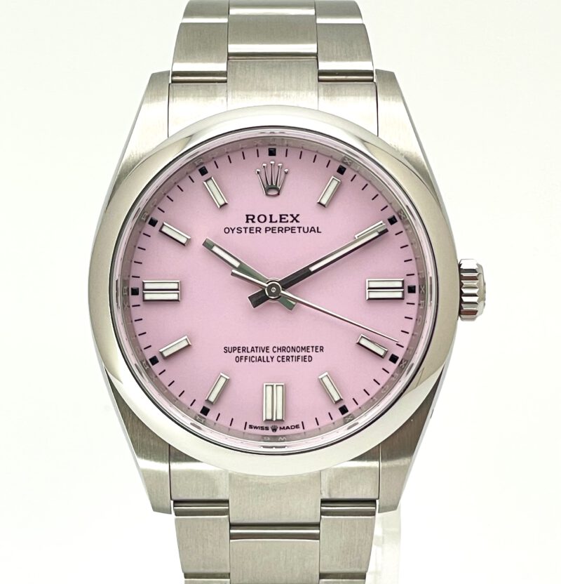 Rolex Oyster Perpetual 36 Candy Pink 126000 - LC100 - Full Set aus 12/2020
