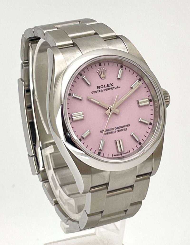 Rolex Oyster Perpetual 36 Candy Pink 126000 - LC100 - Full Set aus 12/2020 – Bild 4