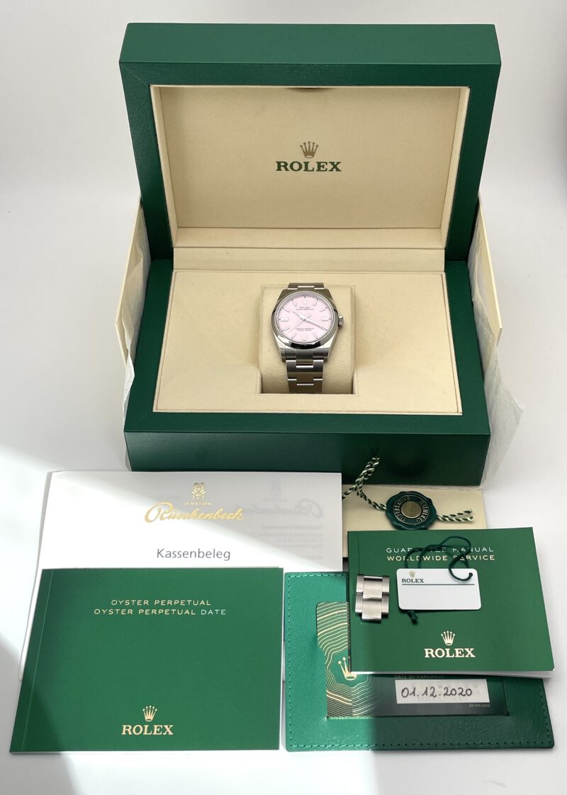 Rolex Oyster Perpetual 36 Candy Pink 126000 - LC100 - Full Set aus 12/2020 – Bild 8