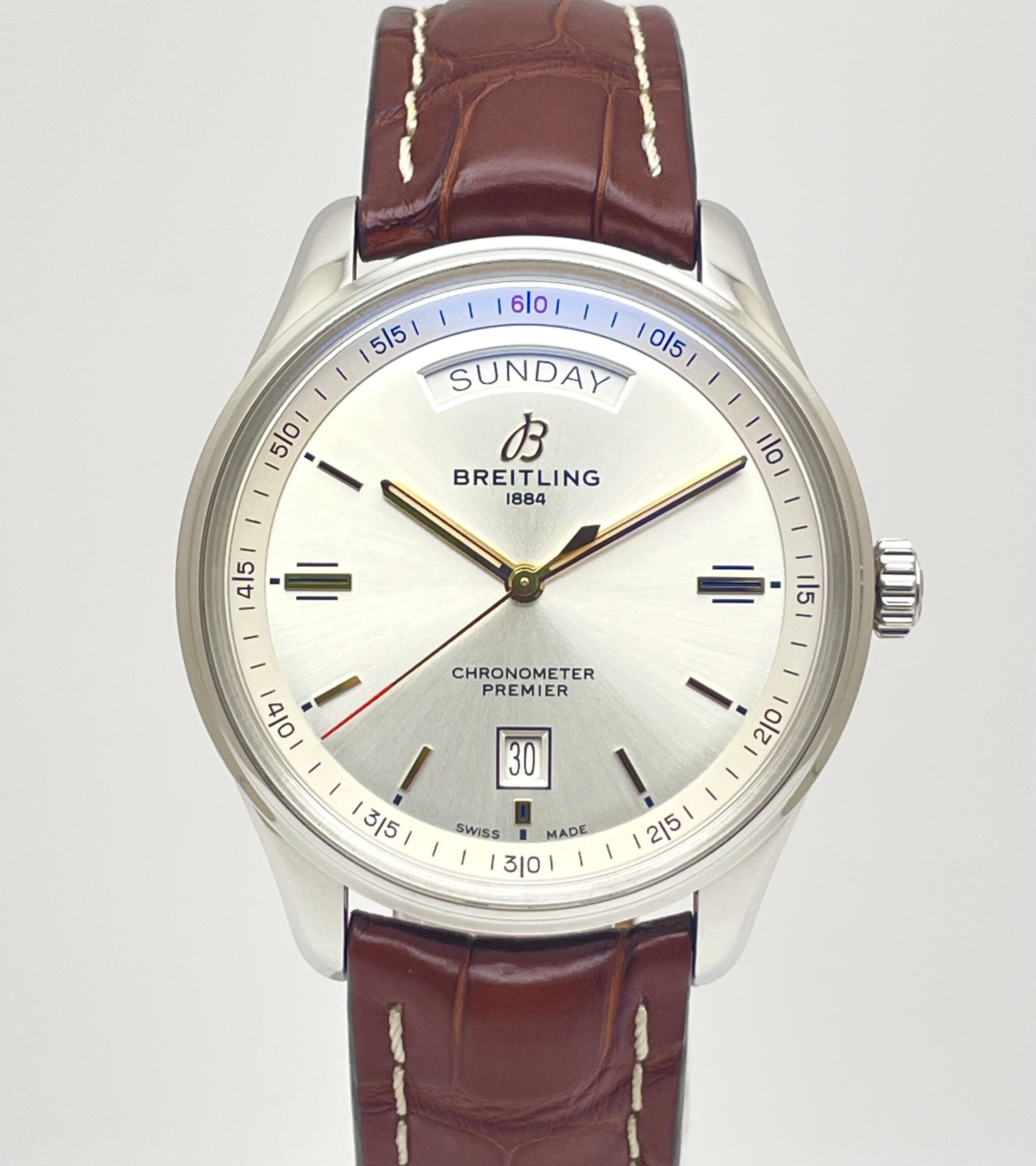 Breitling Premier Automatic Day Date 40 A45340211G1P2 - Full Set aus 01/2019