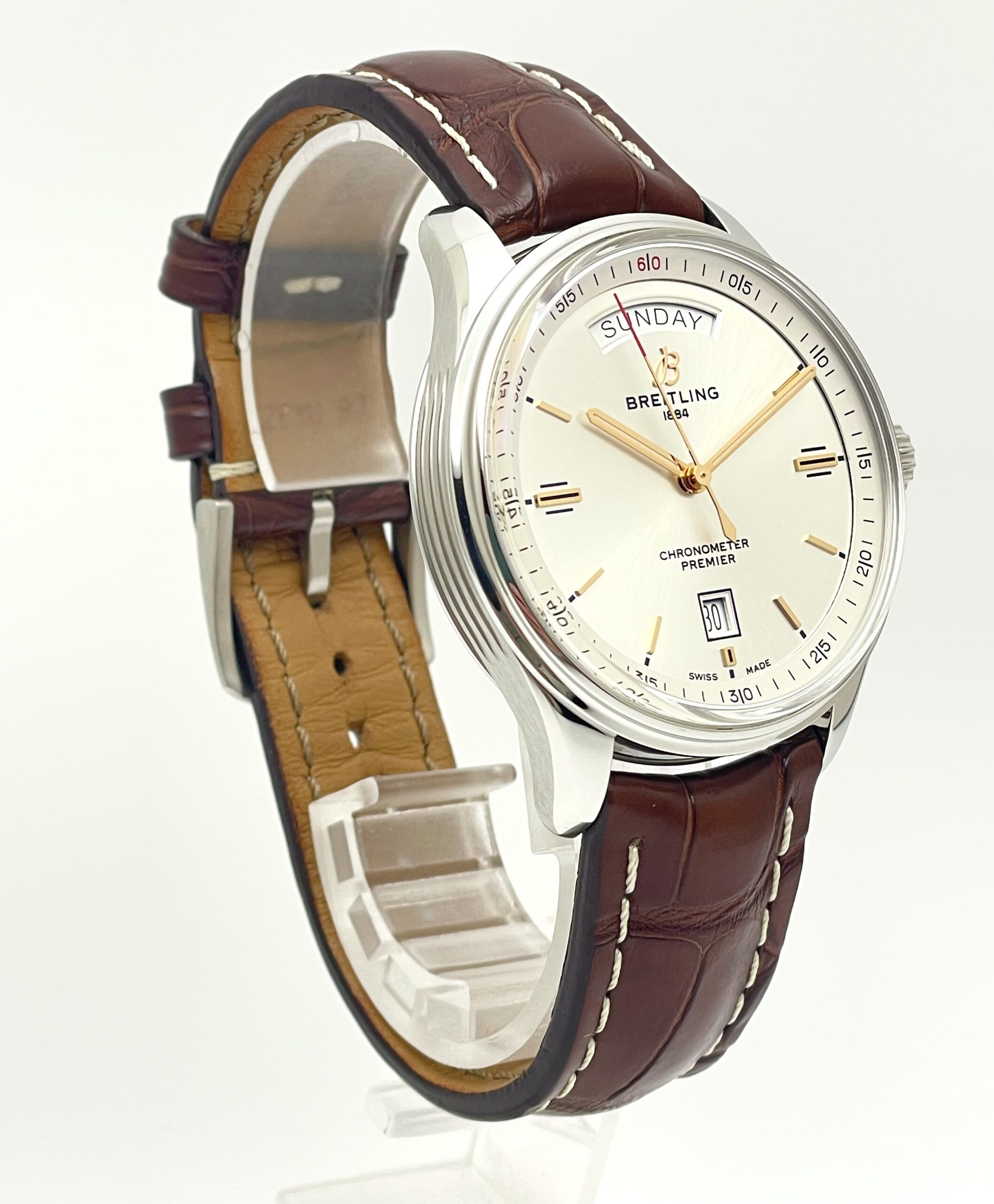 Breitling Premier Automatic Day Date 40 A45340211G1P2 - Full Set aus 01/2019 – Bild 3