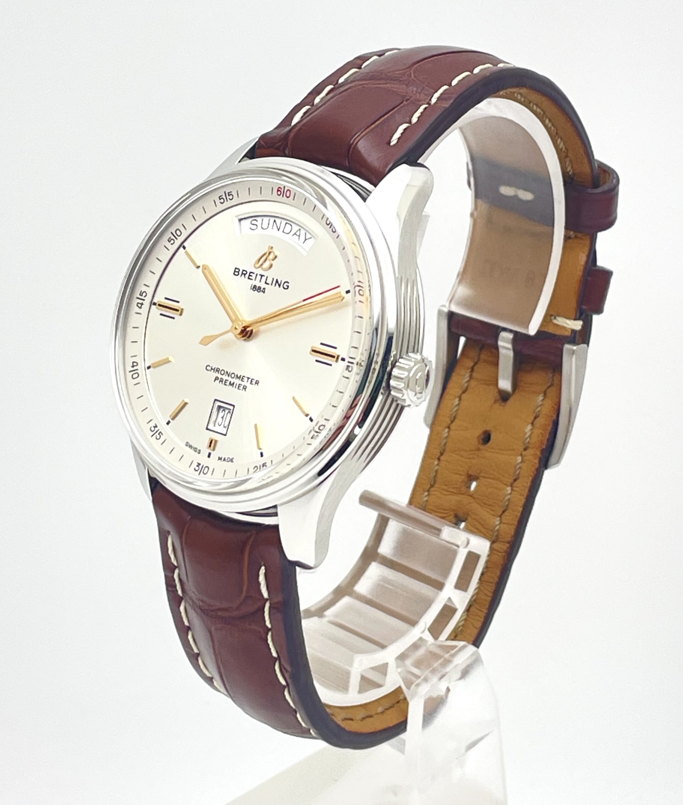 Breitling Premier Automatic Day Date 40 A45340211G1P2 - Full Set aus 01/2019 – Bild 4