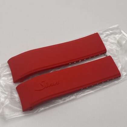 Sinn diverse Modelle 22mm Anstoß - neues Rotes Silikonarmband