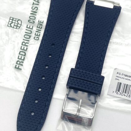 Frederique Constant Rubber Strap in Blau - NEU - diverse Modelle