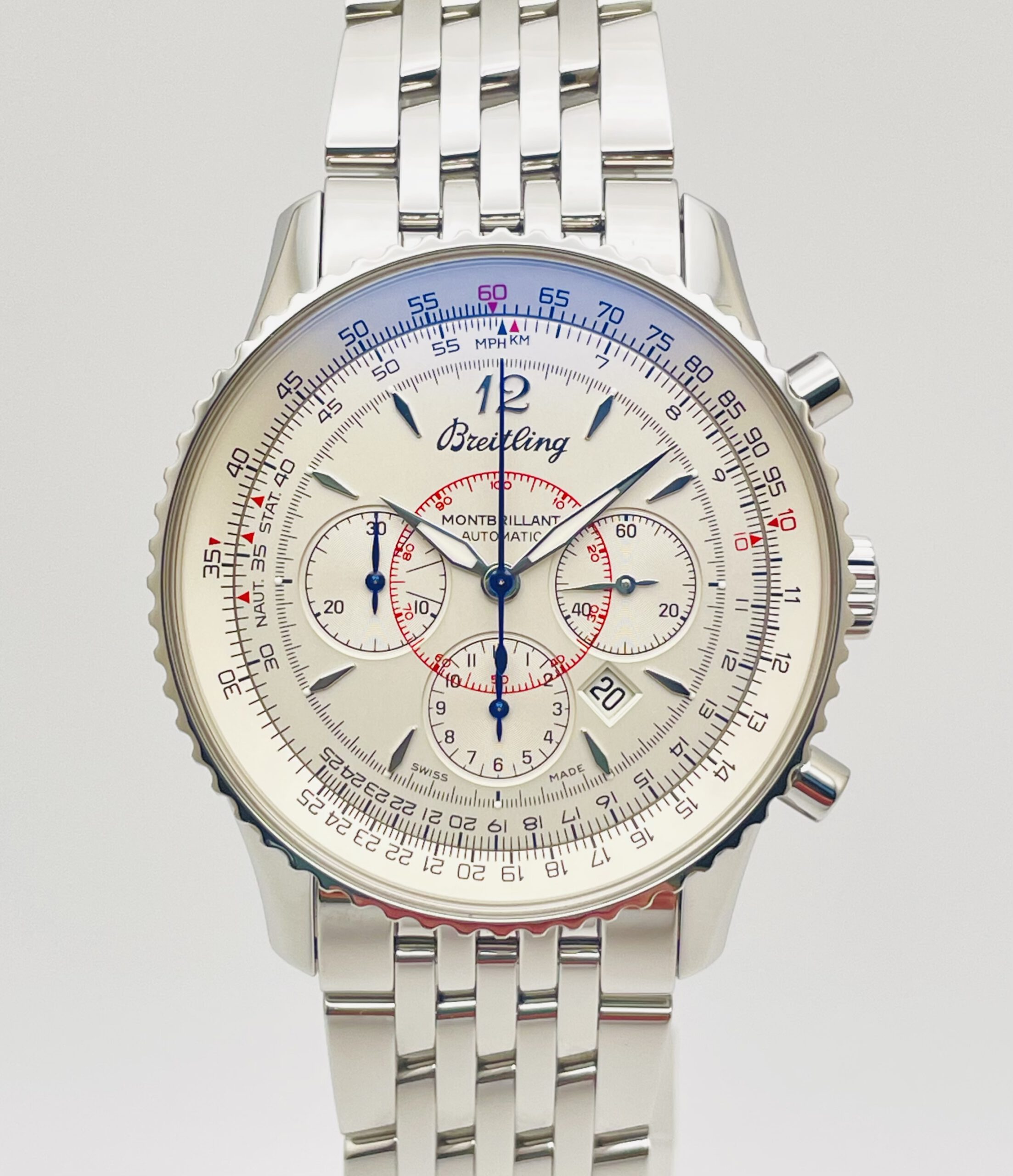 Breitling Montbrillant 38 Japan Special Edition - A4137012/G789 - Full Set aus 06/2015 - Revision 2025