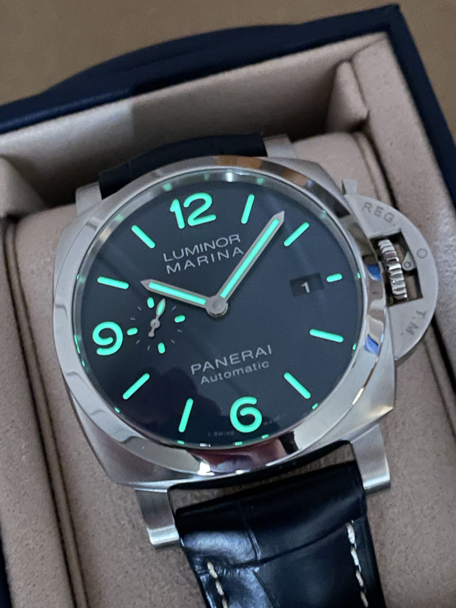 Panerai Luminor Marina PAM01313 - Full Set aus 02/2025 - Garantie bis 02/2033 – Bild 5