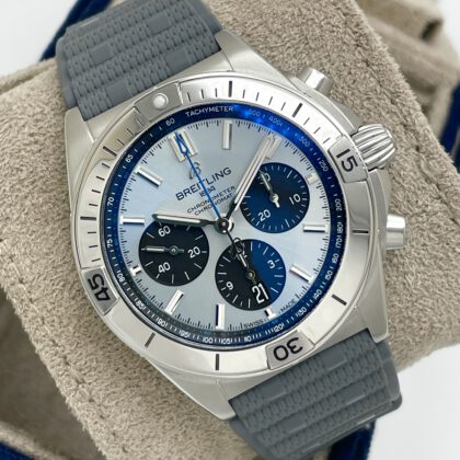 Breitling Chronomat 42 B01 Ice Blue - PB0134101C1S1 - Garantie bis 12/2032 - 2. Band inkl.