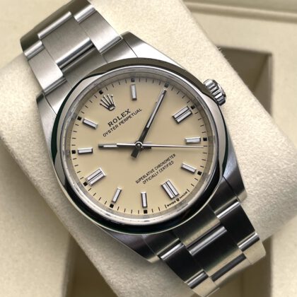 Rolex Oyster Perpetual 36 126000 - Beige - Full Set aus 01/2026