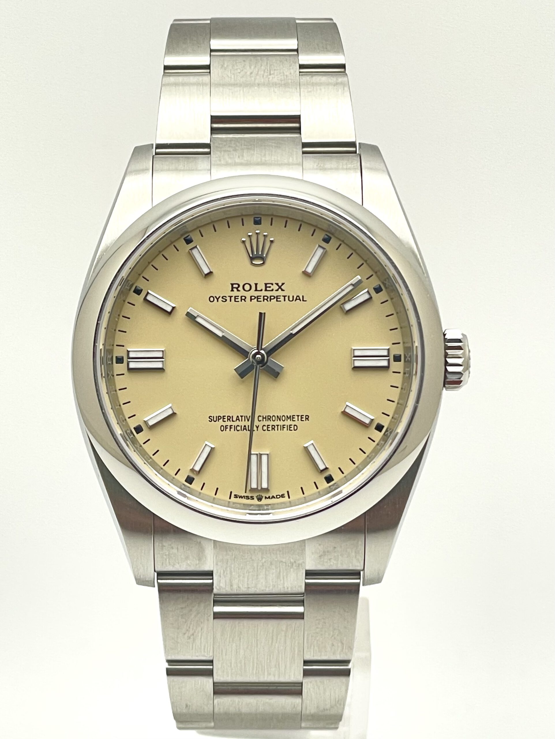 Rolex Oyster Perpetual 36 126000 - Beige - Full Set aus 01/2026 – Bild 4