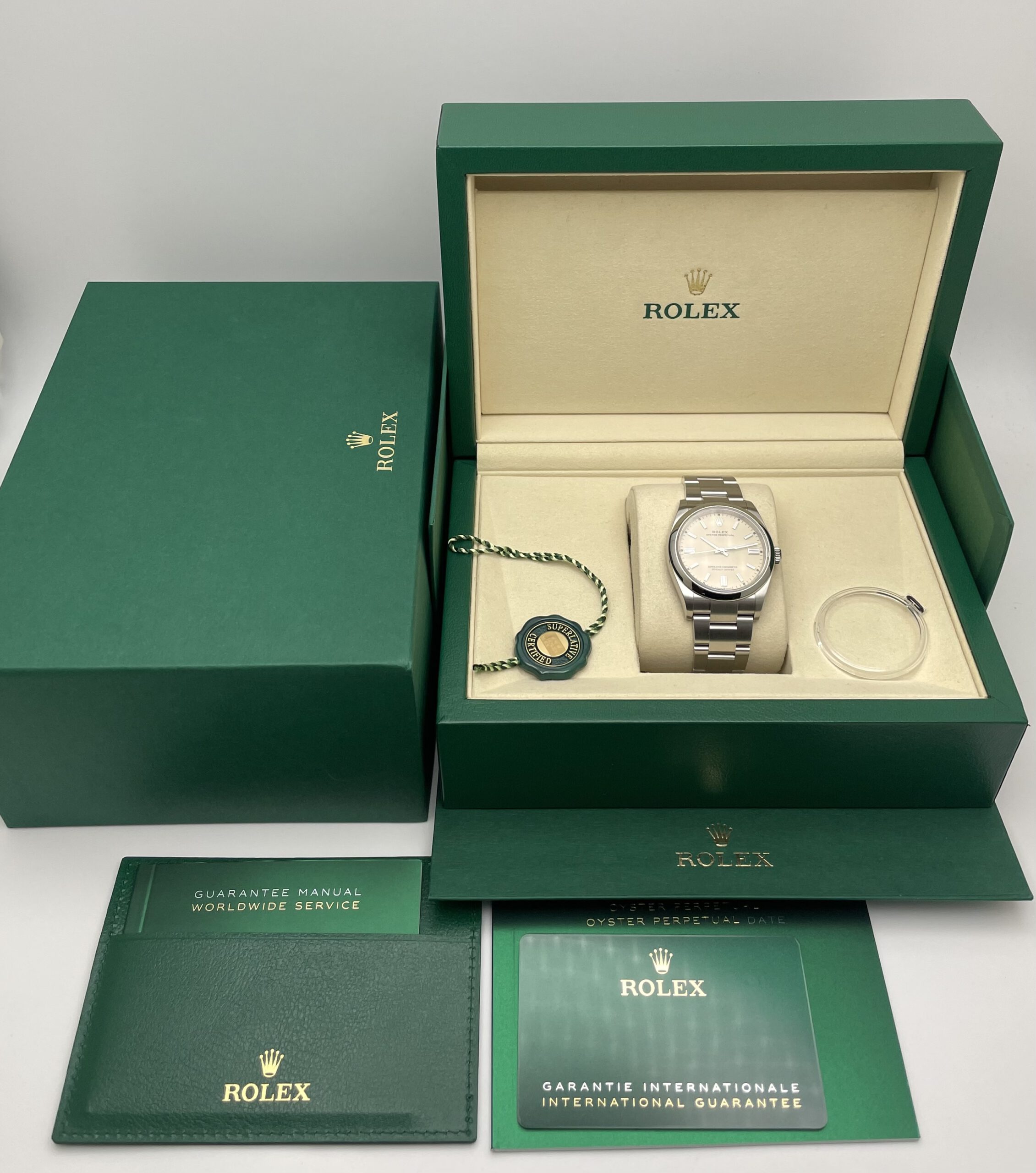 Rolex Oyster Perpetual 36 126000 - Beige - Full Set aus 01/2026 – Bild 10