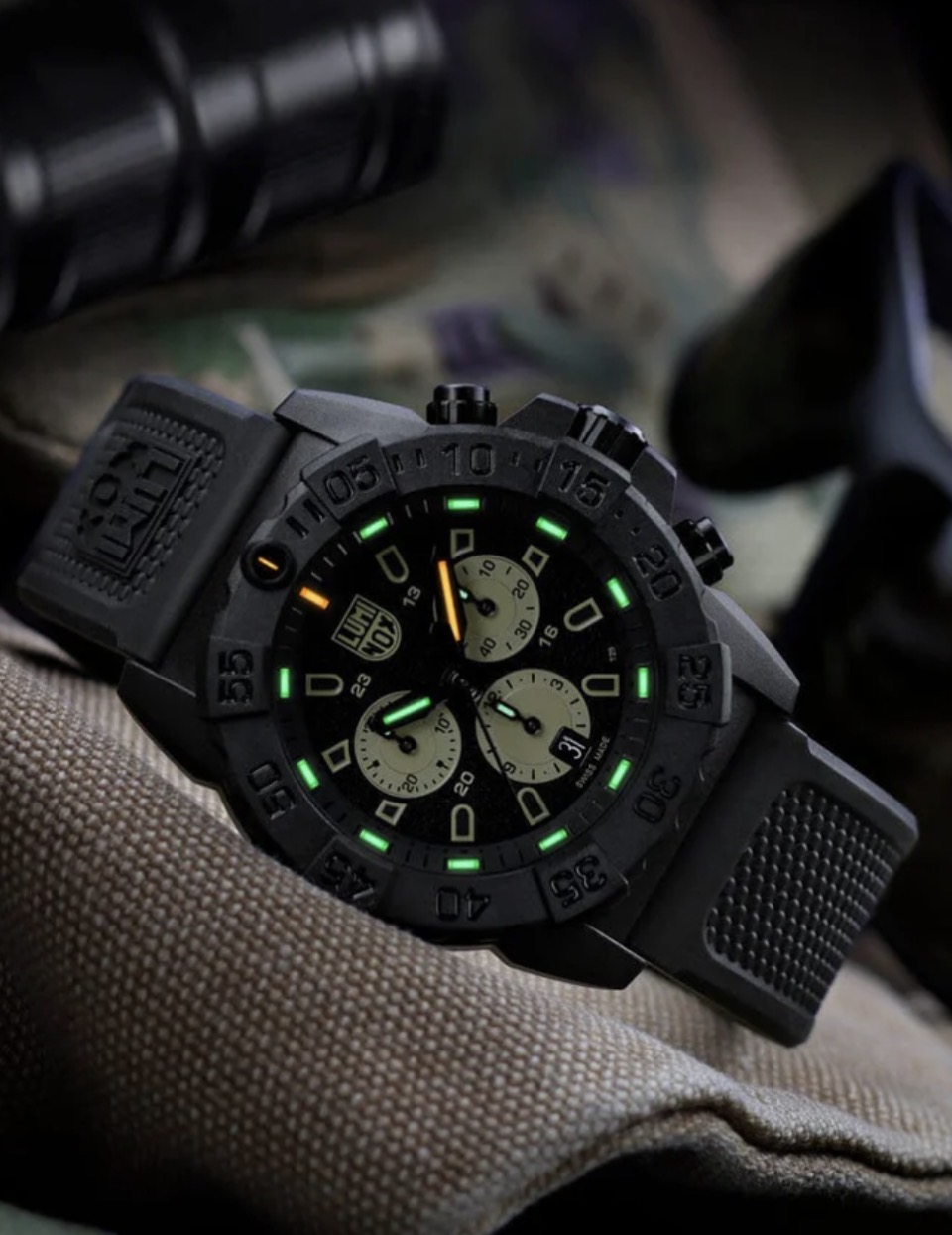 Luminox Navy SEAL Chronograph 45 mm - XS.3587 - NEU - Full Set - NEUHEIT – Bild 11