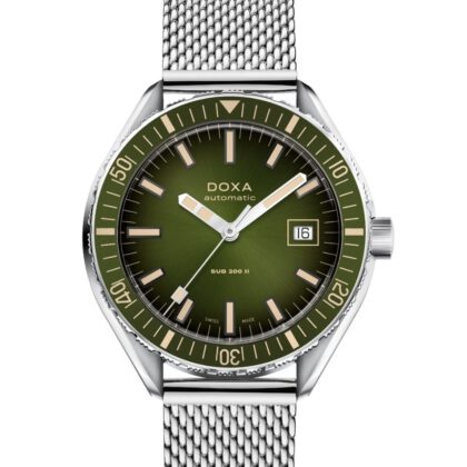 Doxa Sub 200 II Sea Emerald - 795.10.131.10 - NEU - Full Set