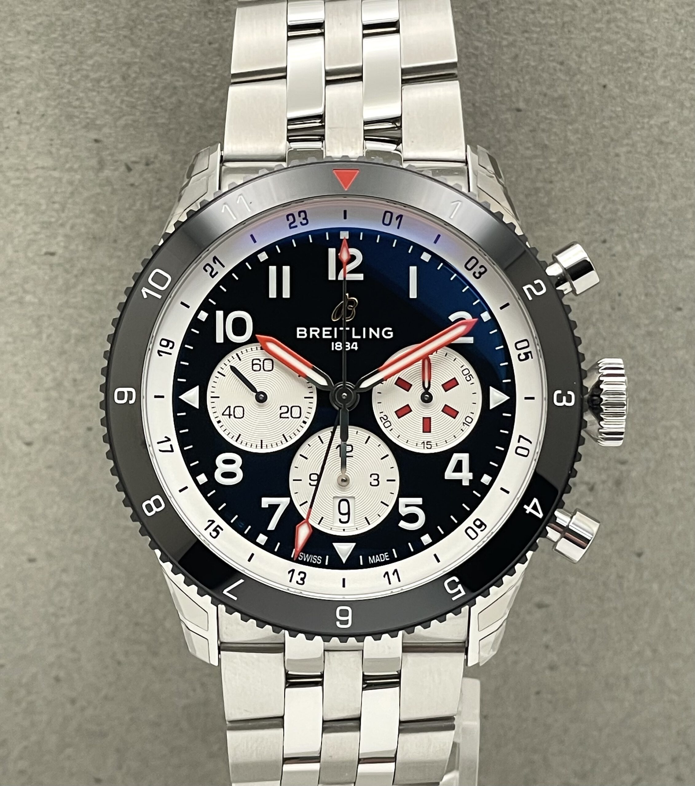 Breitling Super Avi B04 Chronograph GMT 46 Mosquito - YB04451A1B1A1 - ungetragen/verklebt