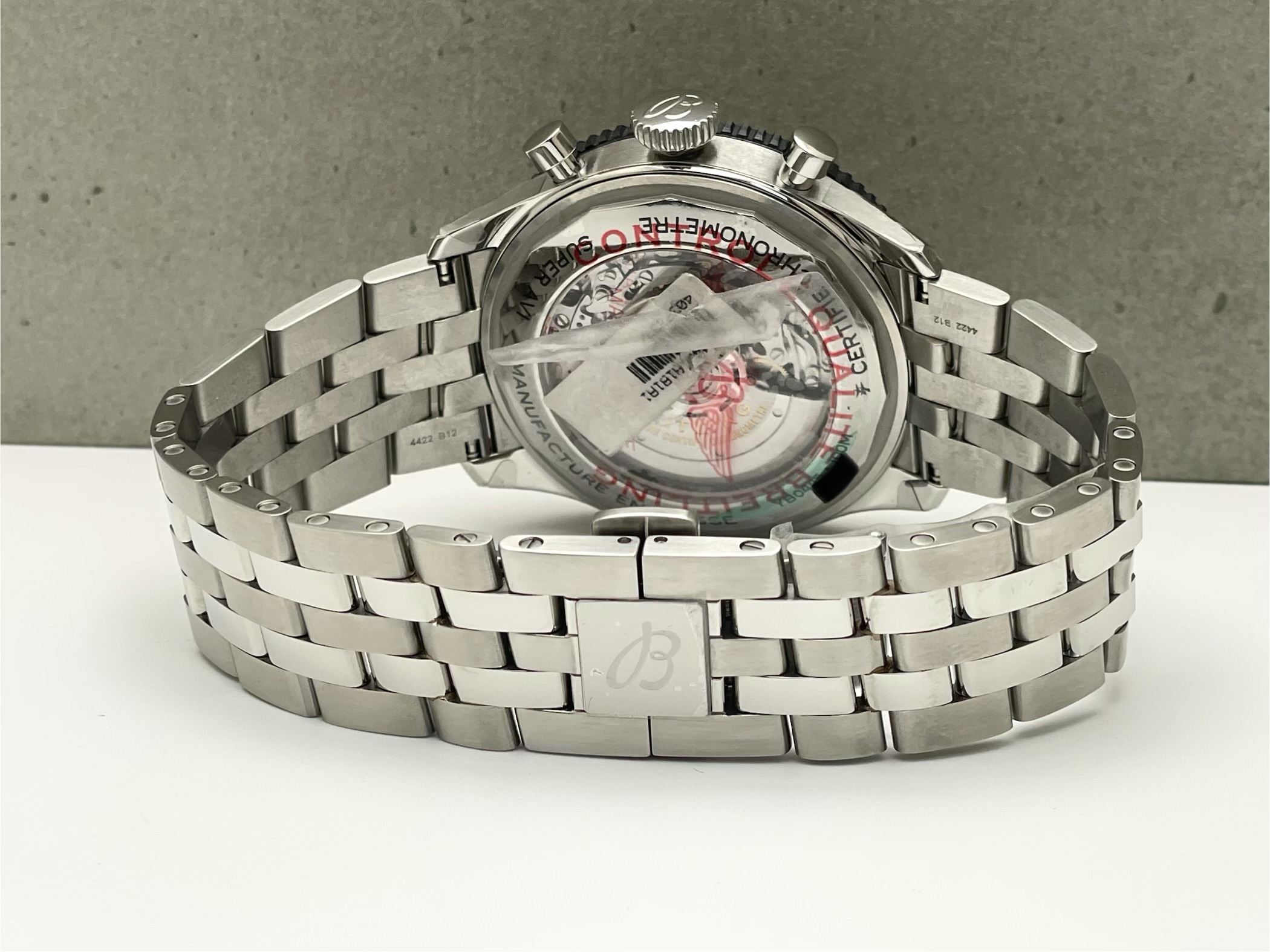Breitling Super Avi B04 Chronograph GMT 46 Mosquito - YB04451A1B1A1 - ungetragen/verklebt – Bild 5