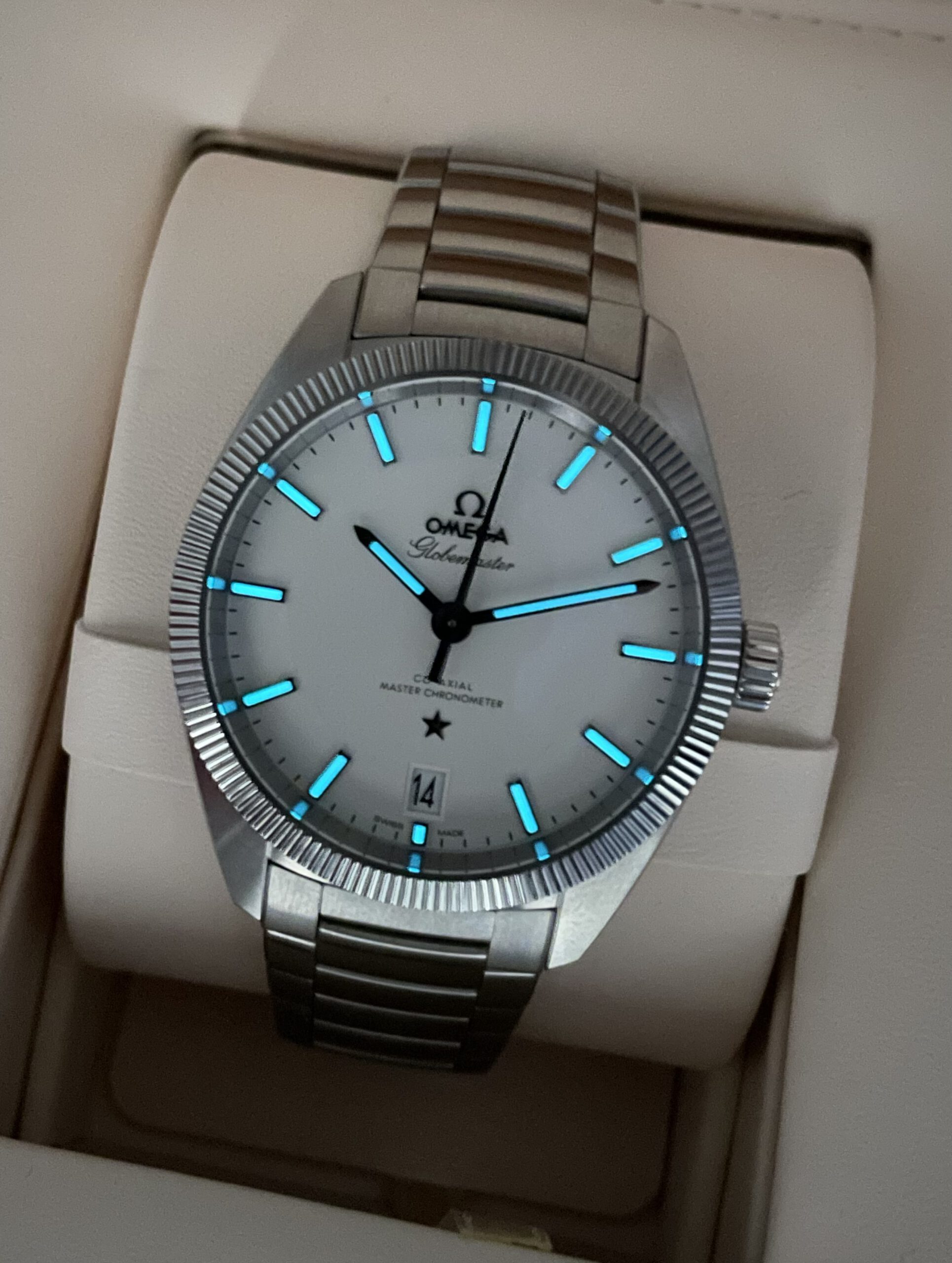 Omega Constellation Globemaster 130.30.39.21.02.001 - Full Set aus 08/2025 – Bild 8