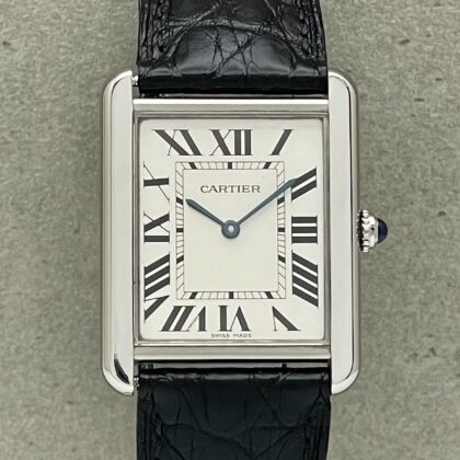 Cartier Tank Solo LM 3169 - Cartier Service mit neuem Band aus 01/2025 - Garantie