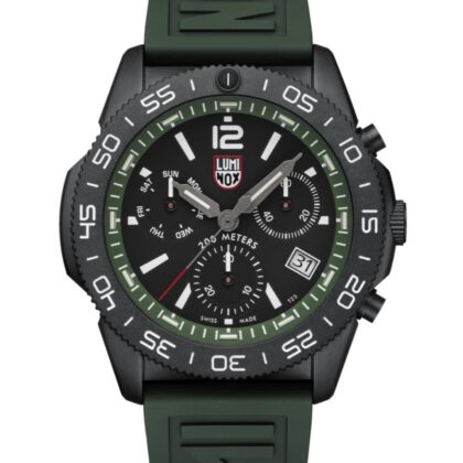 Luminox Pacific Diver Chronograph 44 mm Forest Green - XS.3147 - NEU - Full Set