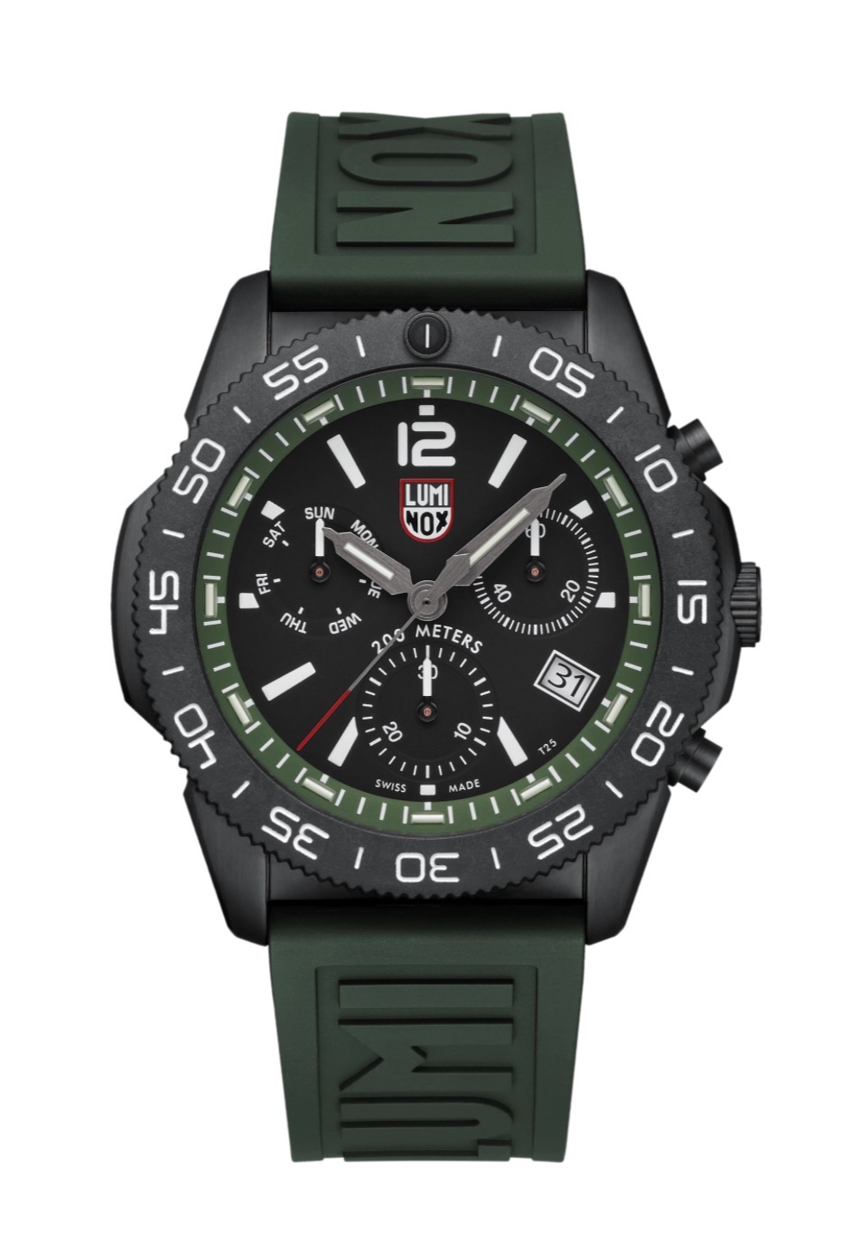 Luminox Pacific Diver Chronograph 44 mm Forest Green - XS.3147 - NEU - Full Set