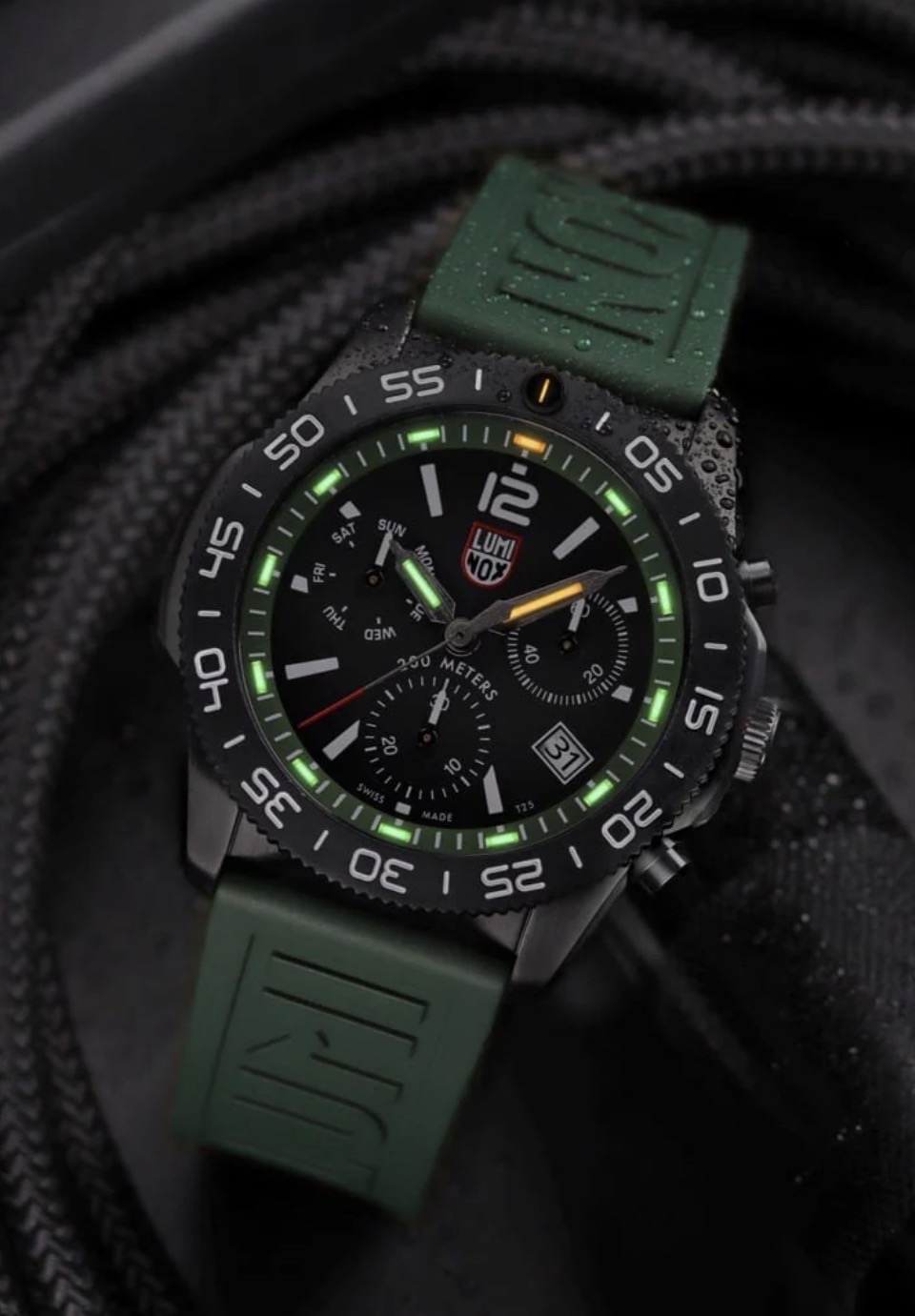 Luminox Pacific Diver Chronograph 44 mm Forest Green - XS.3147 - NEU - Full Set – Bild 4