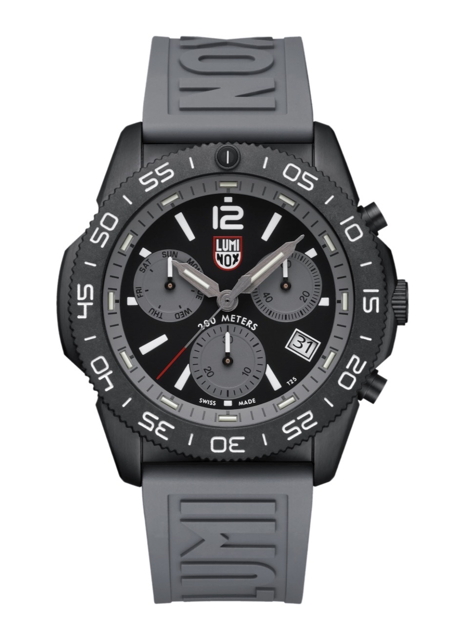 Luminox Pacific Diver Chronograph 44 mm Graphite Grey - XS.3148 - NEU - Full Set