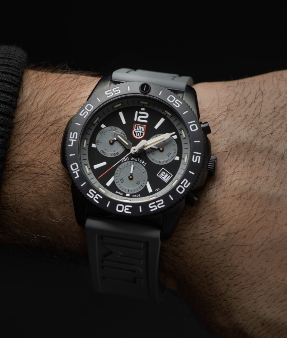 Luminox Pacific Diver Chronograph 44 mm Graphite Grey - XS.3148 - NEU - Full Set – Bild 8