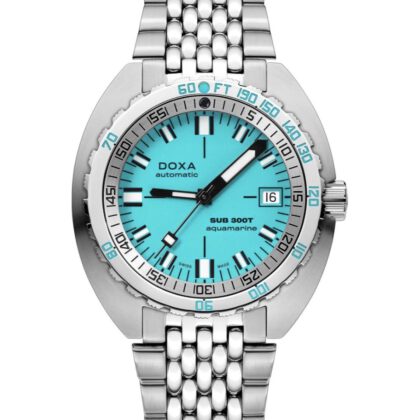 Doxa Sub 300T Aquamarine 840.10.241.10 - NEU - Full Set
