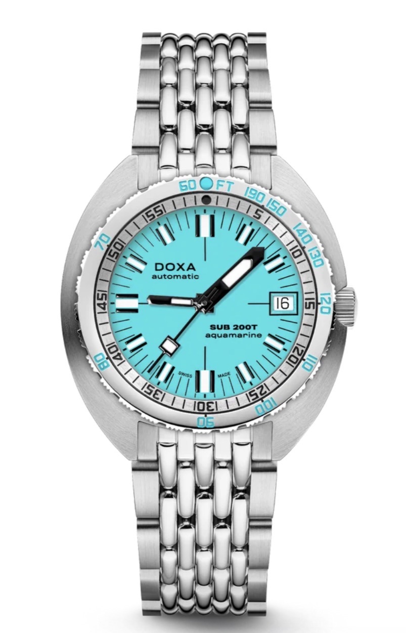 Doxa Sub 200T Aquamarine Iconic Dial - 804.10.241.10 - NEU
